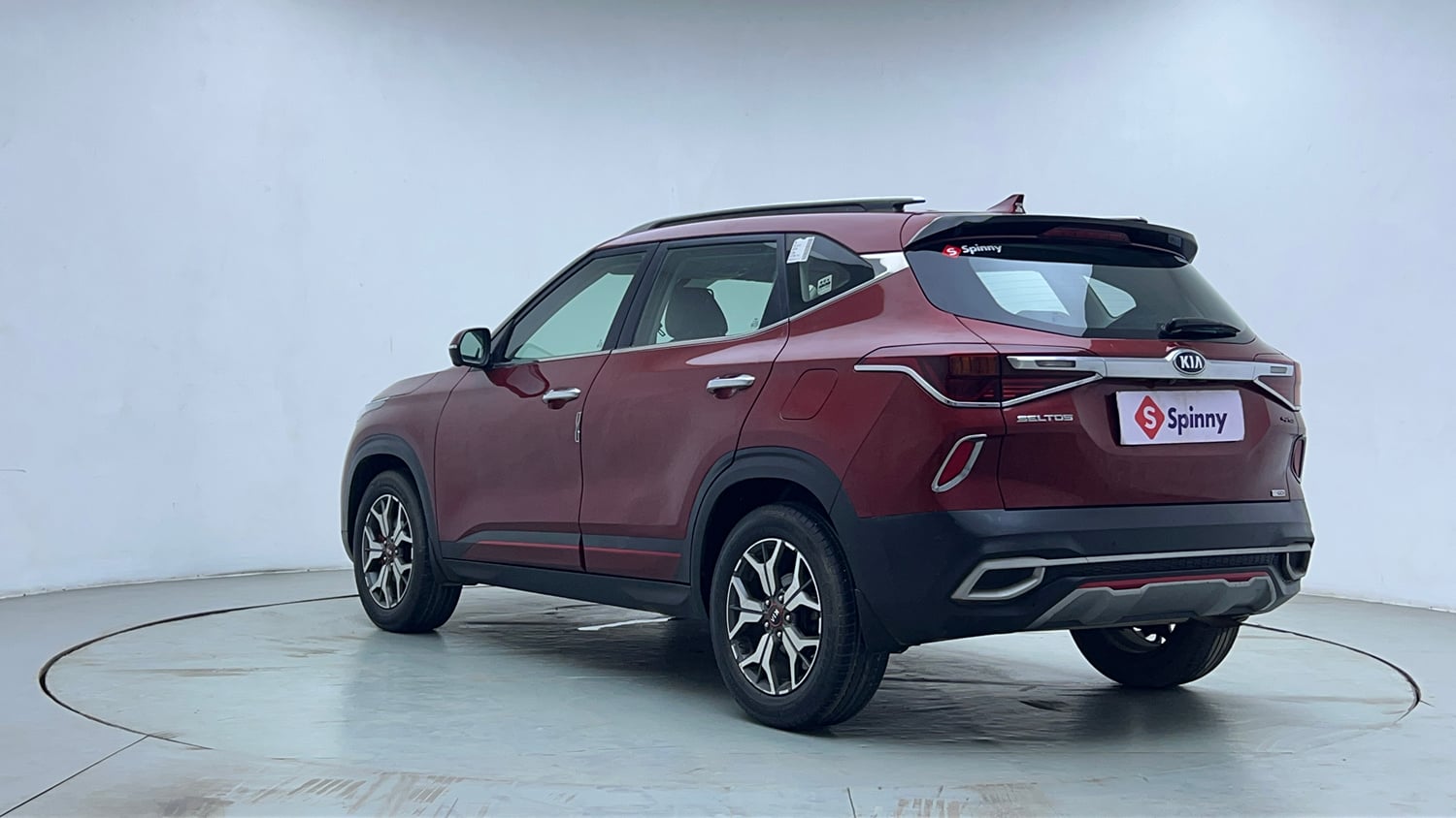 Used 2020 Kia Seltos GTX Plus DCT 1.4 Petrol Automatic exterior LEFT REAR CORNER VIEW