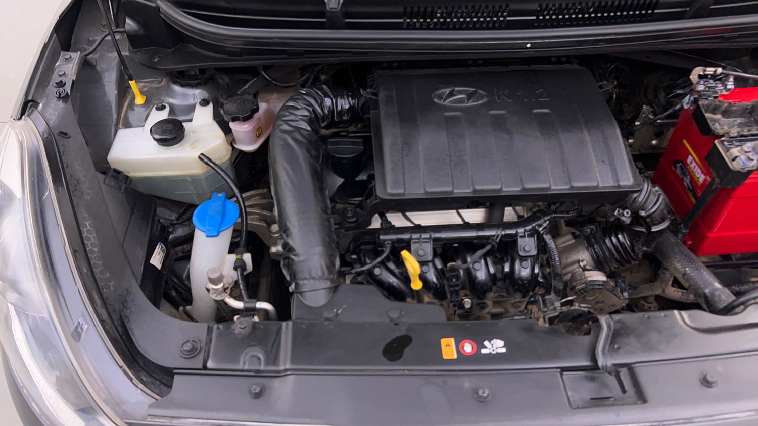 Used 2020 Hyundai Aura SX 1.2 (O) Petrol Petrol Manual engine ENGINE RIGHT SIDE VIEW