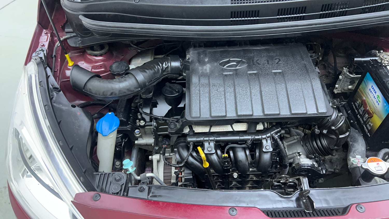 Used 2015 Hyundai Grand i10 Asta 1.2 Kappa VTVT Petrol Manual engine ENGINE RIGHT SIDE VIEW