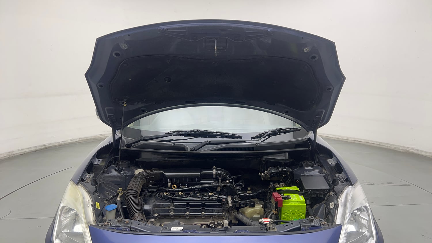 Used 2017 Maruti Suzuki Dzire ZXi AMT Petrol Automatic engine ENGINE & BONNET OPEN FRONT VIEW