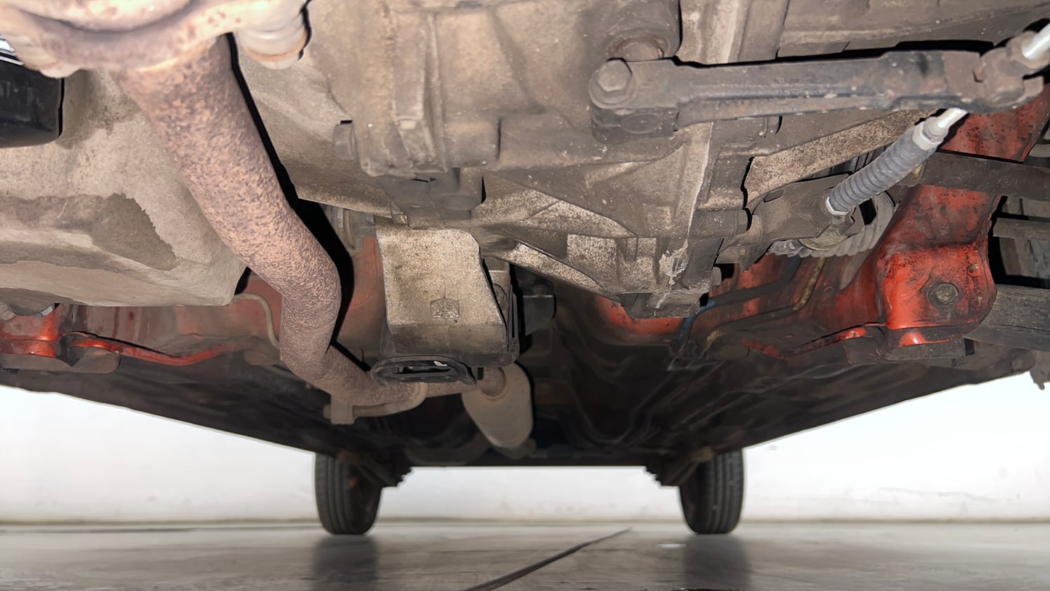 Used 2018 Maruti Suzuki Alto K10 VXi Petrol Manual extra FRONT LEFT UNDERBODY VIEW