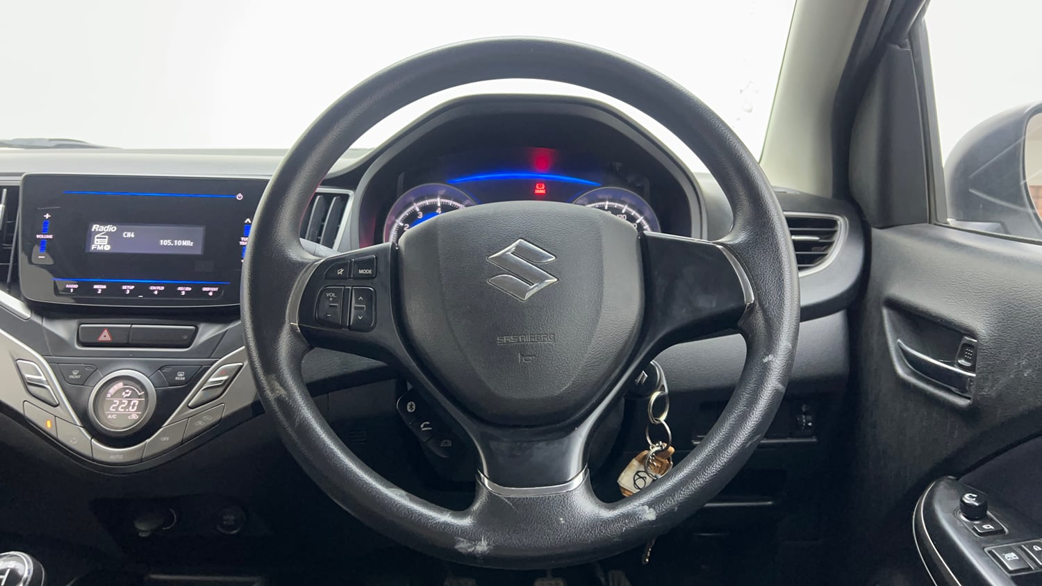 Used 2019 Maruti Suzuki Baleno Delta Petrol Manual interior STEERING VIEW