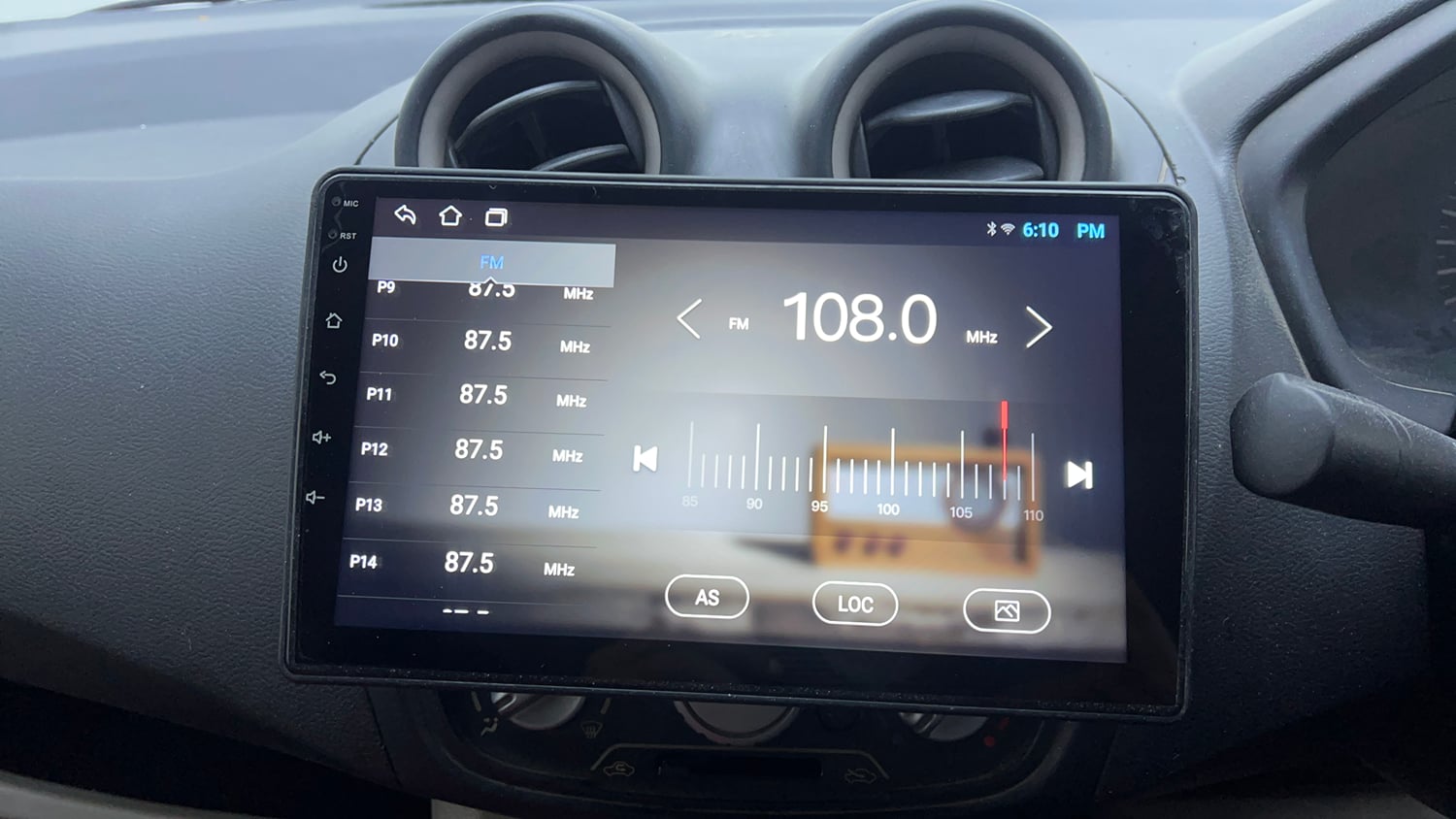 Used 2016 Datsun GO T Petrol Manual interior MUSIC SYSTEM & AC CONTROL VIEW