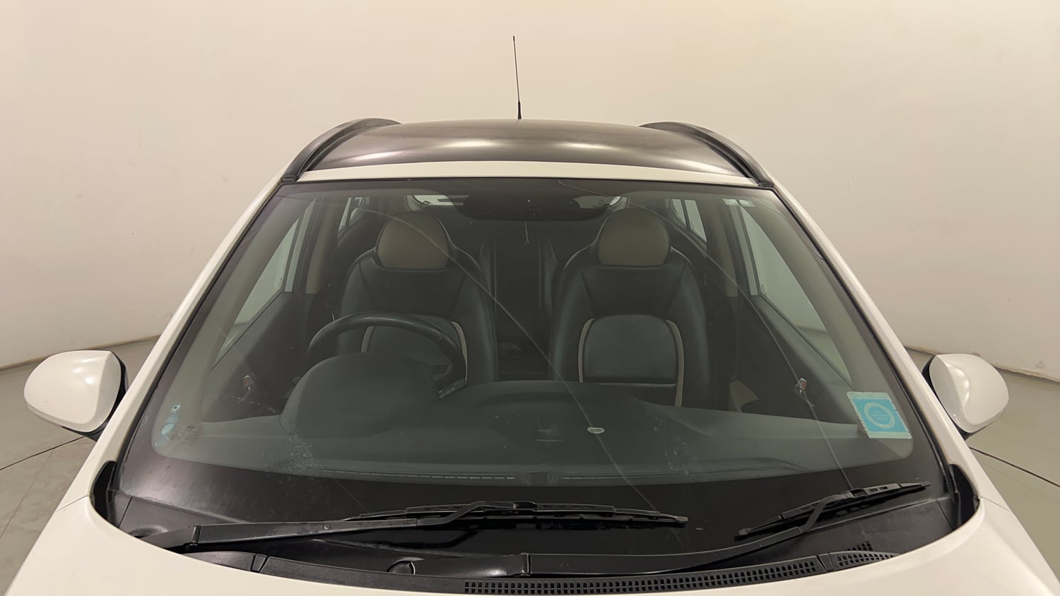 Used 2015 Hyundai Grand i10 Asta 1.2 Kappa VTVT Petrol Manual exterior FRONT WINDSHIELD VIEW