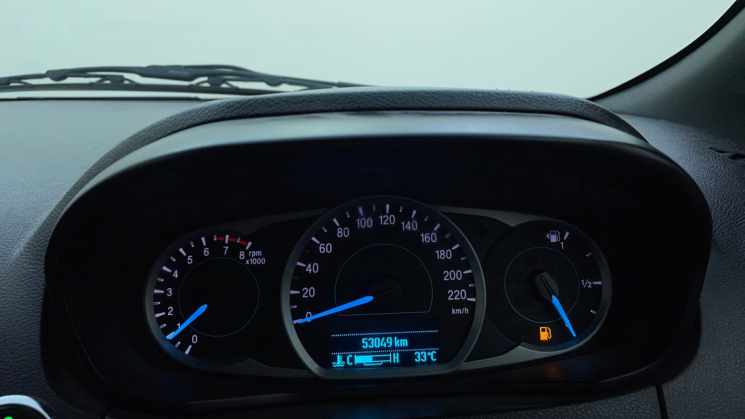 Used 2021 Ford Freestyle Titanium 1.2 Ti-VCT Petrol Manual interior CLUSTERMETER VIEW