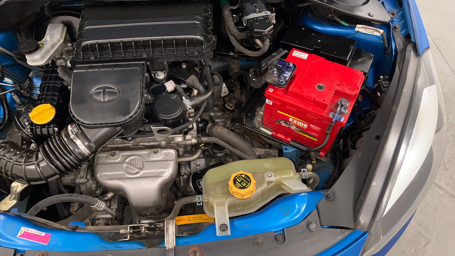 Used 2019 Tata Tiago Revotron XZ Plus Petrol Manual engine ENGINE LEFT SIDE VIEW