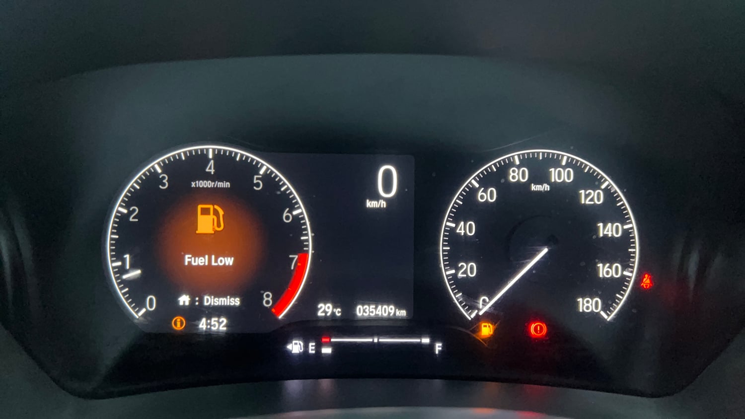Used 2023 Honda Elevate VX MT Petrol Manual interior CLUSTERMETER VIEW