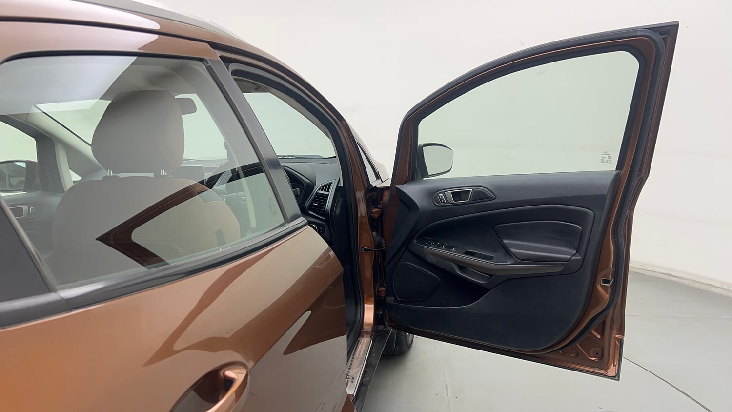 Used 2019 Ford EcoSport Titanium 1.5L Ti-VCT Petrol Manual interior RIGHT FRONT DOOR OPEN VIEW