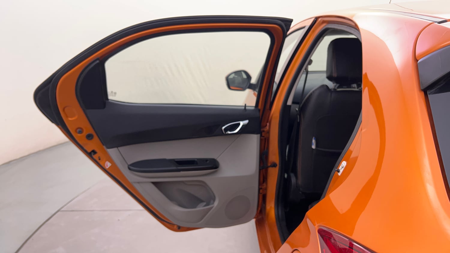 Used 2019 Tata Tiago Revotron XZ Plus Petrol Manual interior LEFT REAR DOOR OPEN VIEW