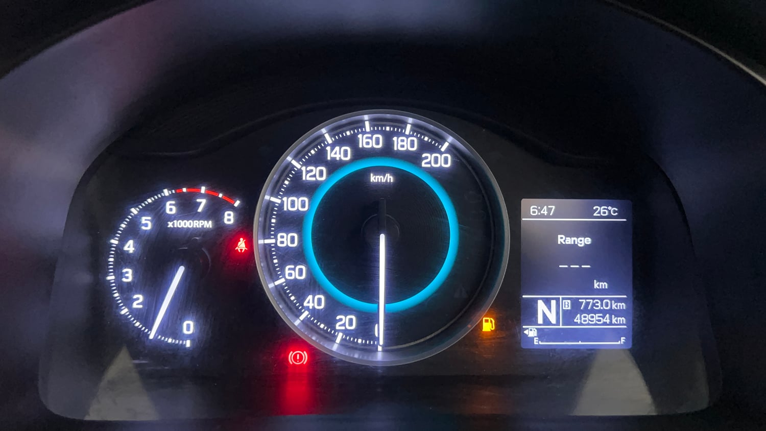 Used 2018 Maruti Suzuki Ignis Zeta 1.2 AMT Petrol Automatic interior CLUSTERMETER VIEW