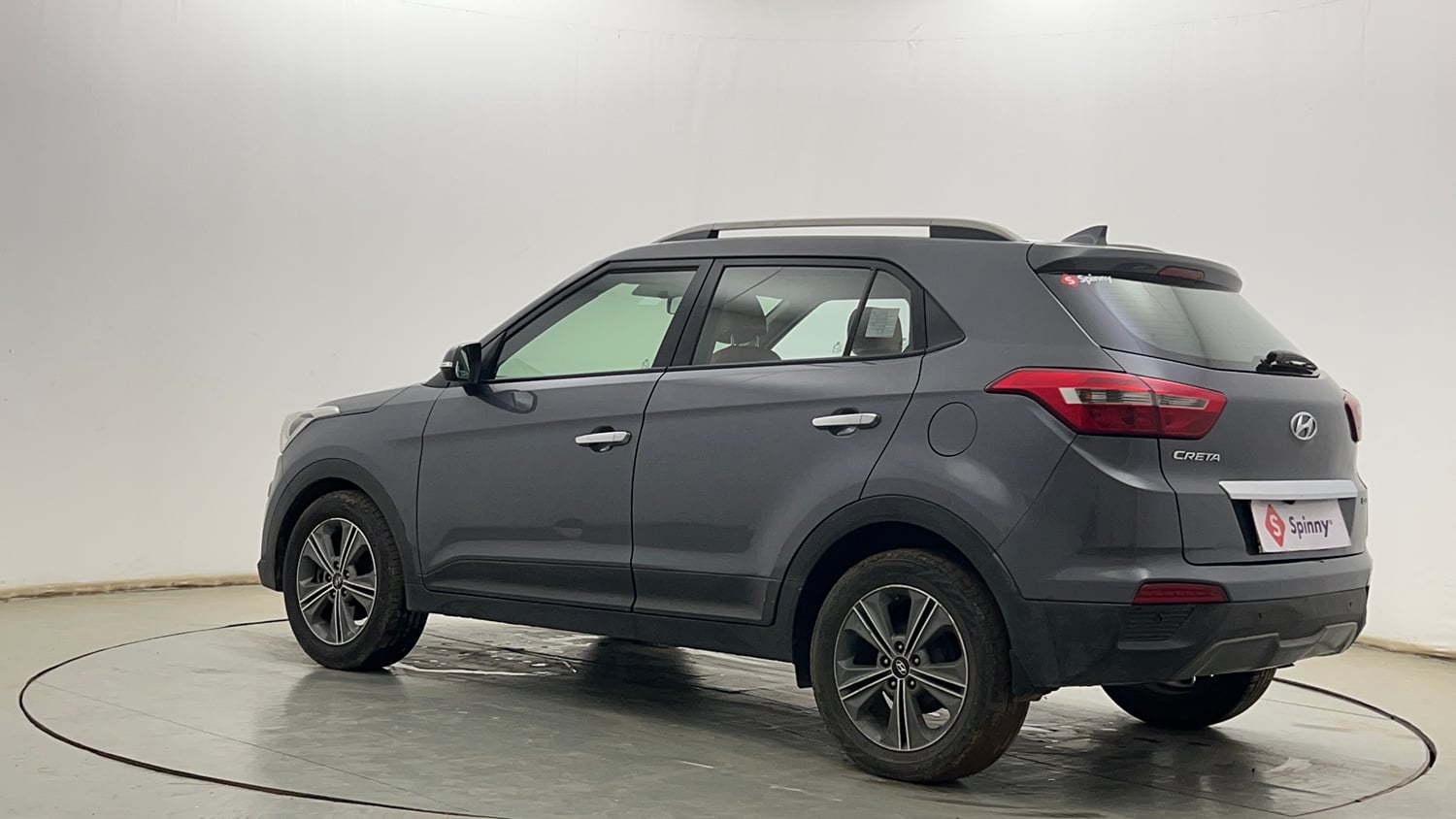Used 2017 Hyundai Creta SX Plus 1.6 AT Petrol Petrol Automatic exterior LEFT REAR CORNER VIEW