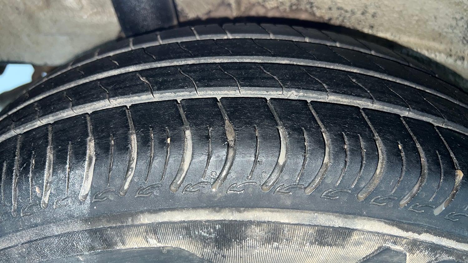 Used 2024 Maruti Suzuki Wagon R VXI 1.0 CNG Cng Manual tyres RIGHT REAR TYRE TREAD VIEW