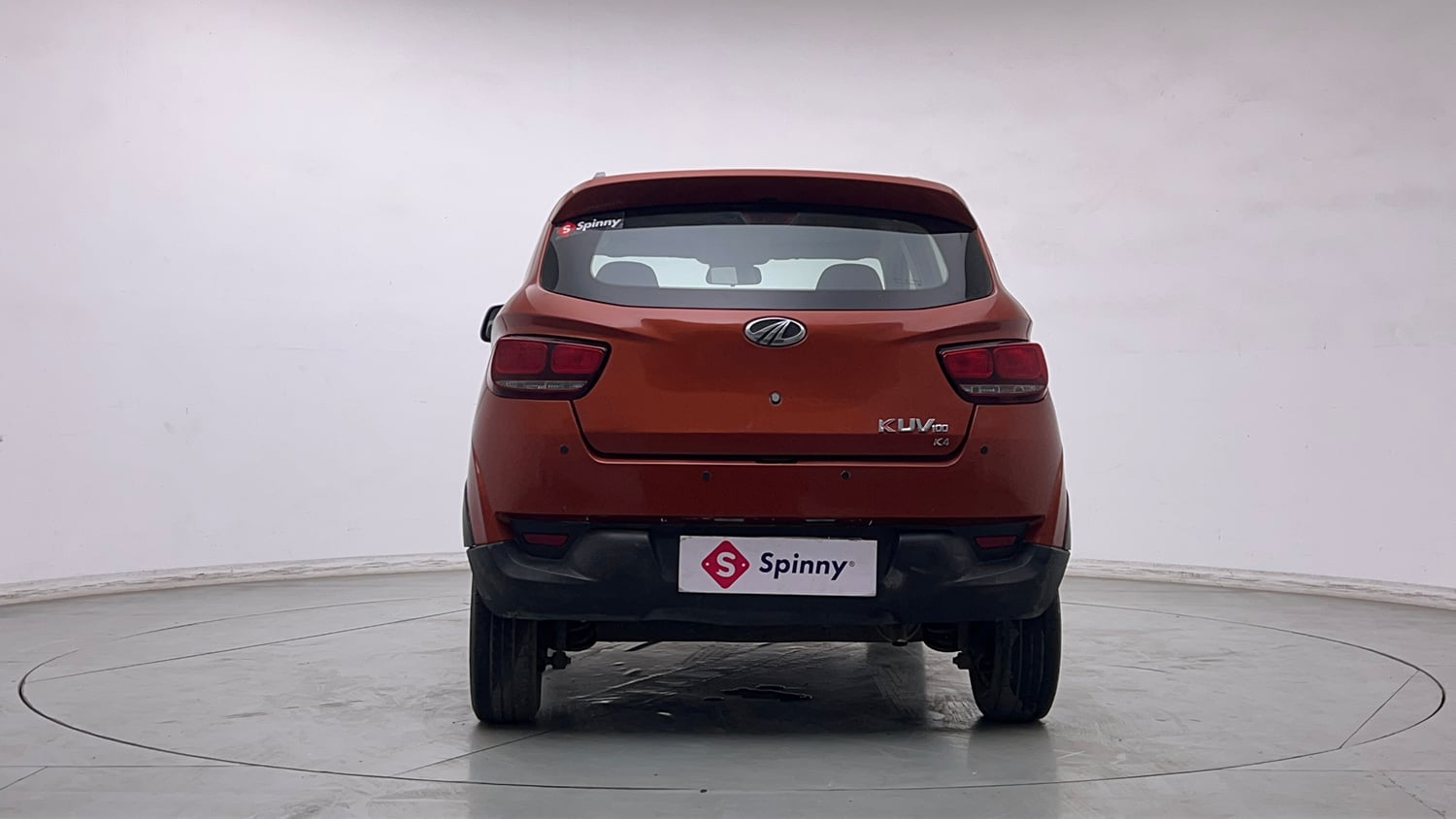 Used 2017 Mahindra KUV100 K4 6 STR Petrol Manual exterior BACK VIEW