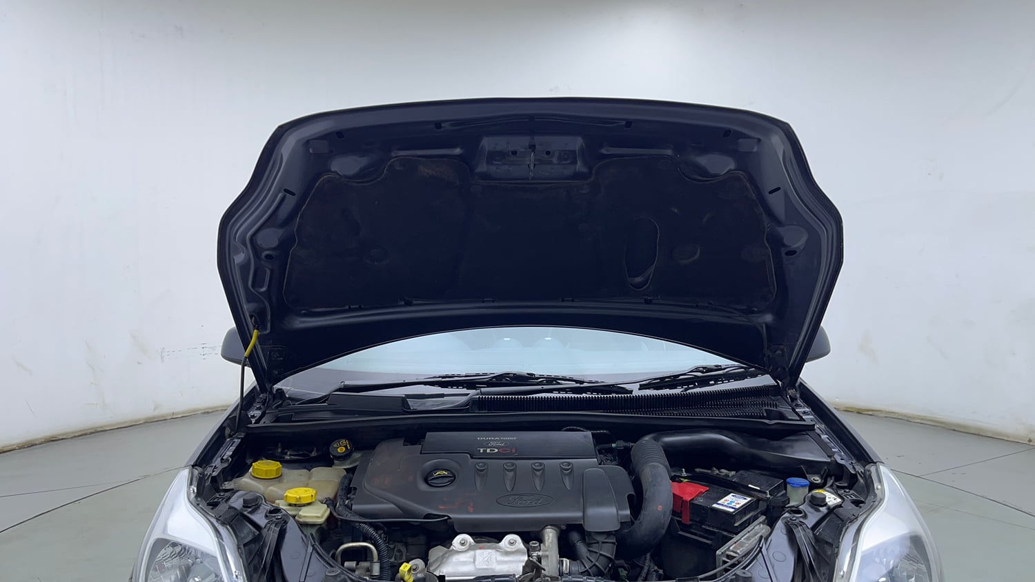 Used 2014 Ford Figo Duratorq Diesel Titanium 1.4 Diesel Manual engine ENGINE & BONNET OPEN FRONT VIEW