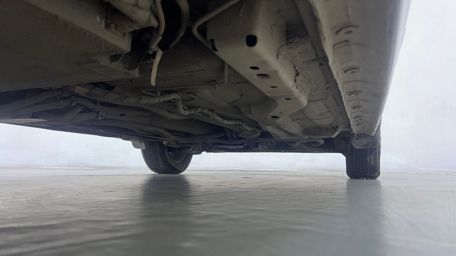 Used 2022 Tata Tigor EV XZ Plus Electric Automatic extra REAR RIGHT UNDERBODY VIEW