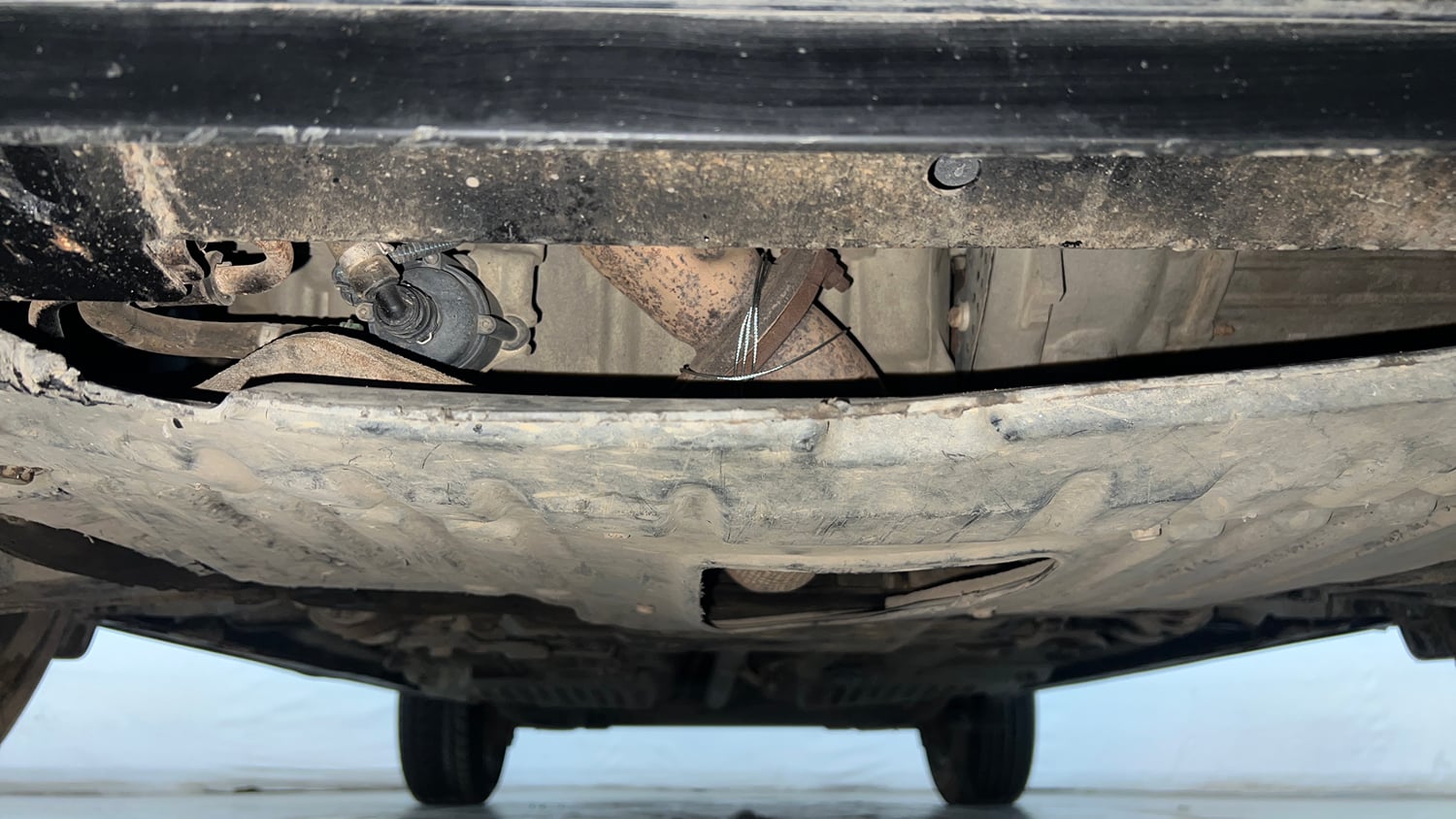 Used 2021 Tata Harrier XT Plus Dark Edition Diesel Manual extra FRONT LEFT UNDERBODY VIEW
