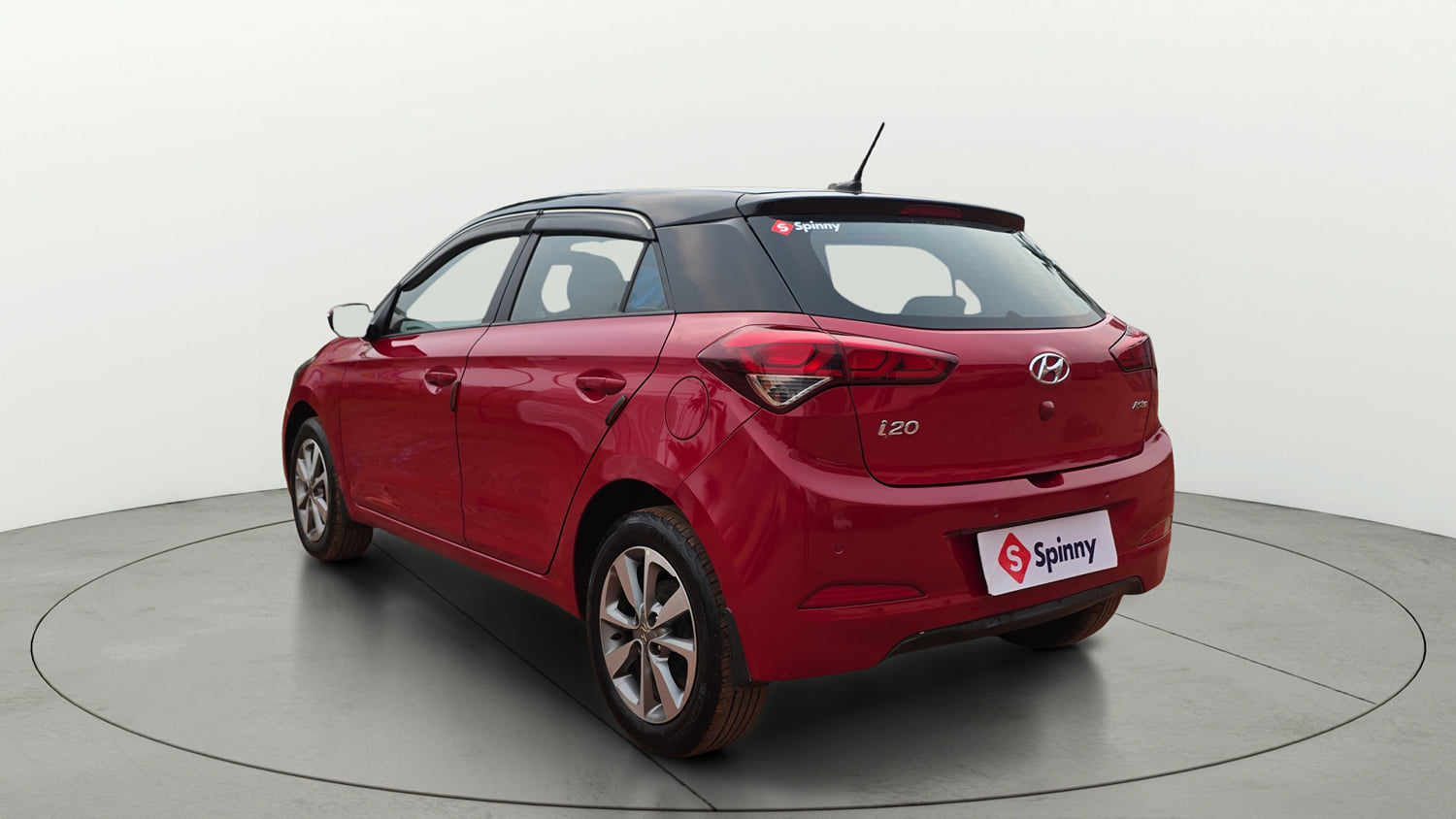 Used 2018 Hyundai Elite i20 Asta 1.2 Dual Tone Petrol Manual exterior LEFT REAR CORNER VIEW