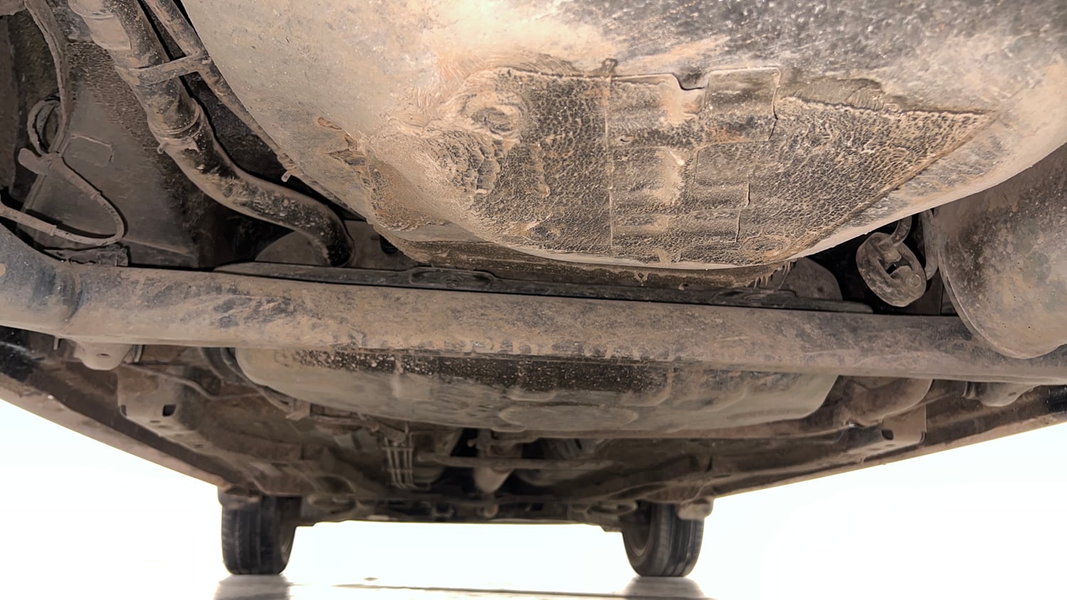 Used 2019 Tata Tiago Revotron XZ Plus Petrol Manual extra REAR UNDERBODY VIEW (TAKEN FROM REAR)