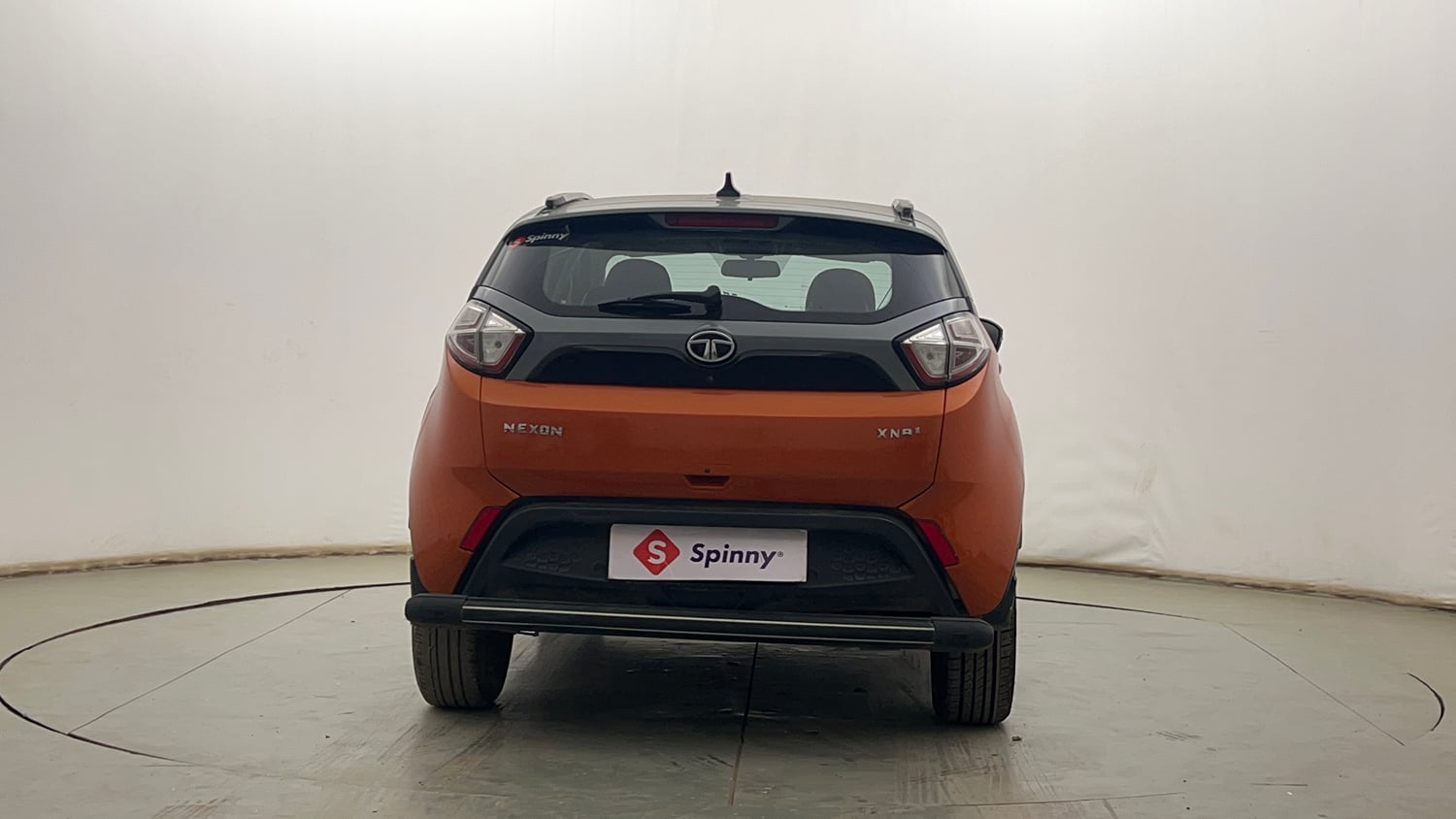 Used 2019 Tata Nexon XZA Plus Petrol Dual Tone Petrol Automatic exterior BACK VIEW