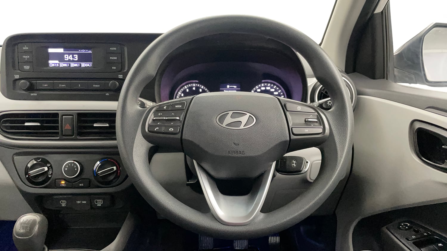 Used 2023 Hyundai Grand i10 Nios Magna 1.2 Kappa VTVT Petrol Manual interior STEERING VIEW