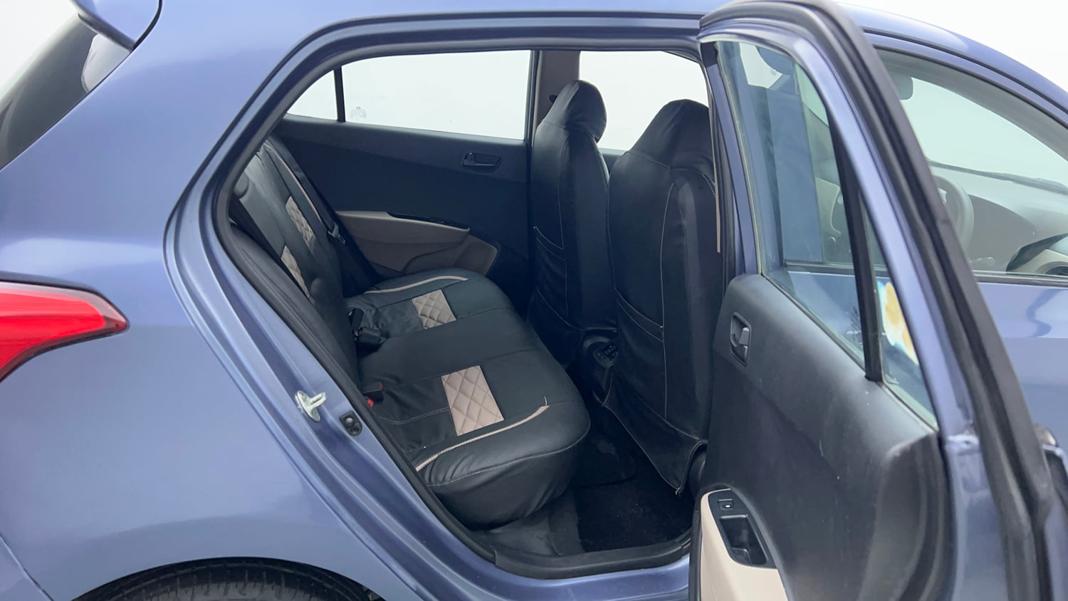 Used 2017 Hyundai Grand i10 Magna 1.2 Kappa VTVT Petrol Manual interior RIGHT SIDE REAR DOOR CABIN VIEW