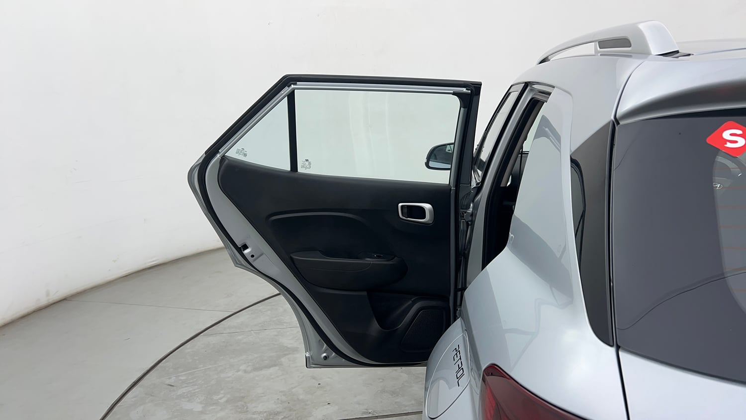 Used 2019 Hyundai Venue SX Plus 1.0 Turbo DCT Petrol Automatic interior LEFT REAR DOOR OPEN VIEW