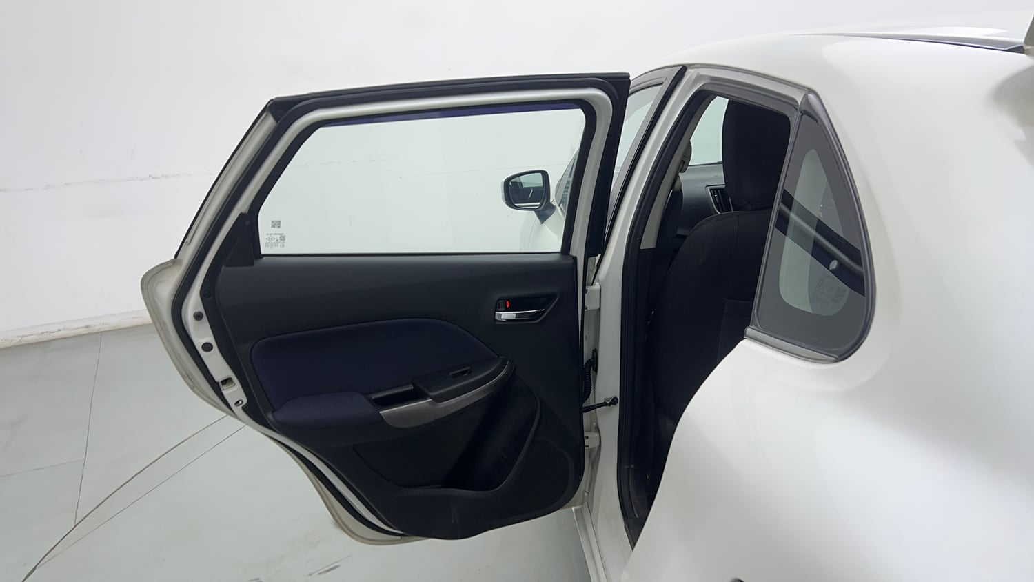 Used 2020 Maruti Suzuki Baleno Zeta Petrol Manual interior LEFT REAR DOOR OPEN VIEW