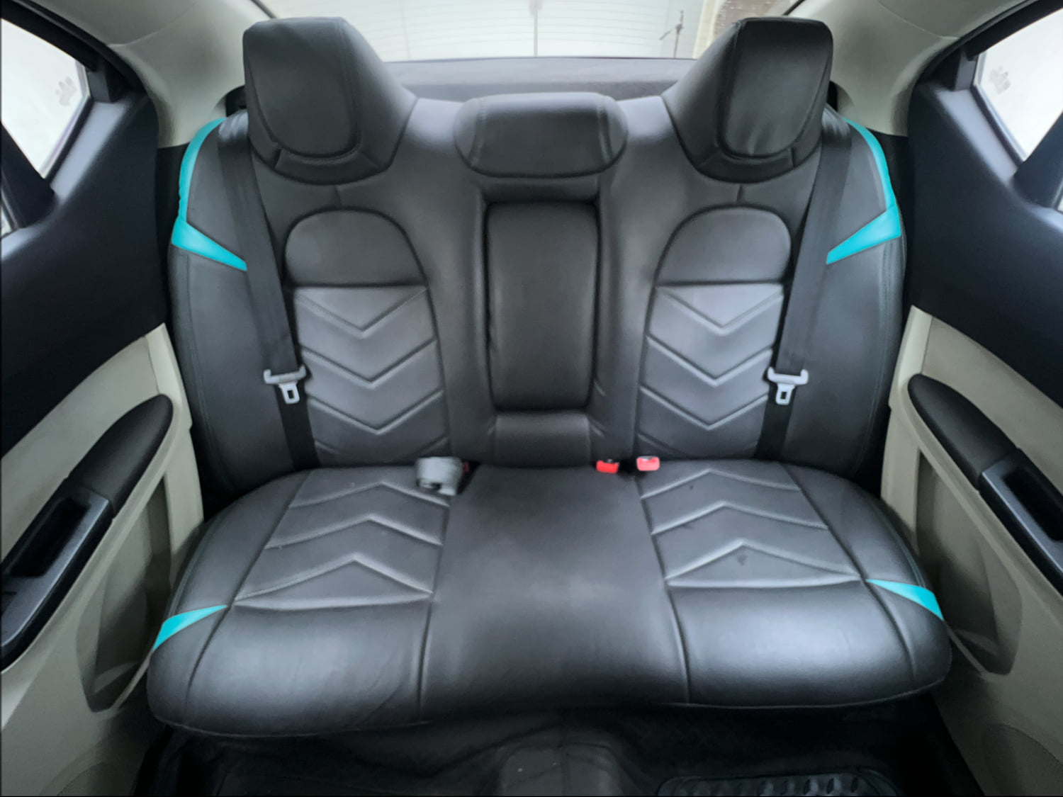 Used 2022 Tata Tigor EV XZ Plus Electric Automatic interior REAR SEAT CONDITION VIEW