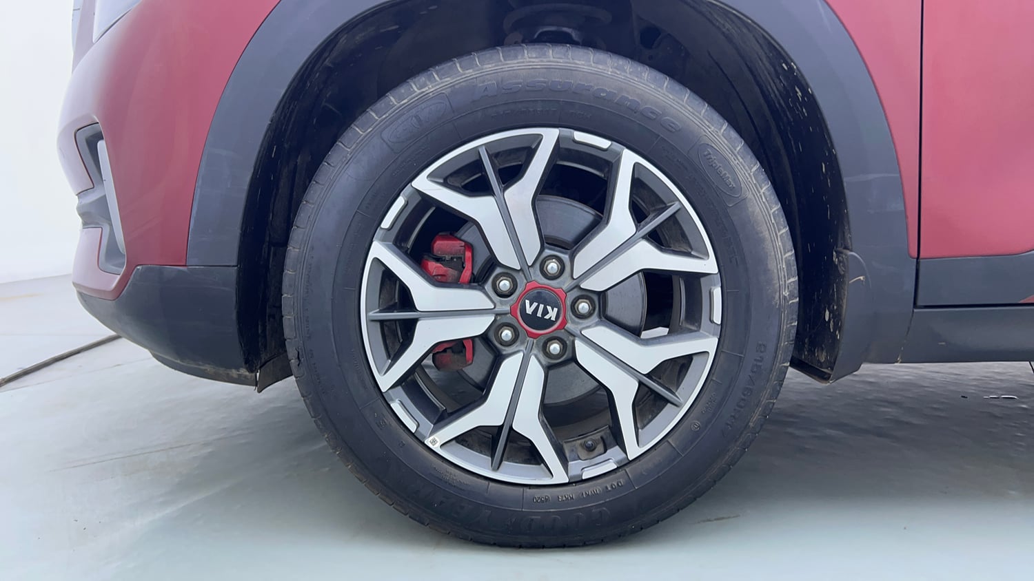 Used 2020 Kia Seltos GTX Plus DCT 1.4 Petrol Automatic tyres LEFT FRONT TYRE RIM VIEW