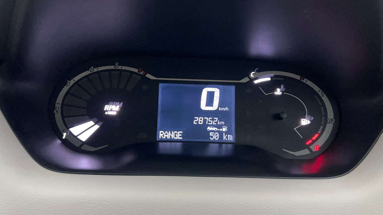 Used 2023 Nissan Magnite XE Petrol Manual interior CLUSTERMETER VIEW
