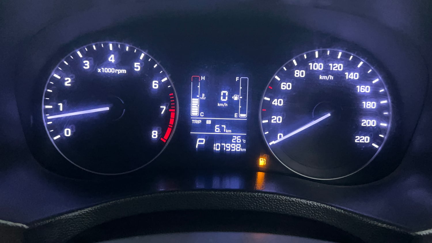 Used 2017 Hyundai Creta SX Plus 1.6 AT Petrol Petrol Automatic interior CLUSTERMETER VIEW