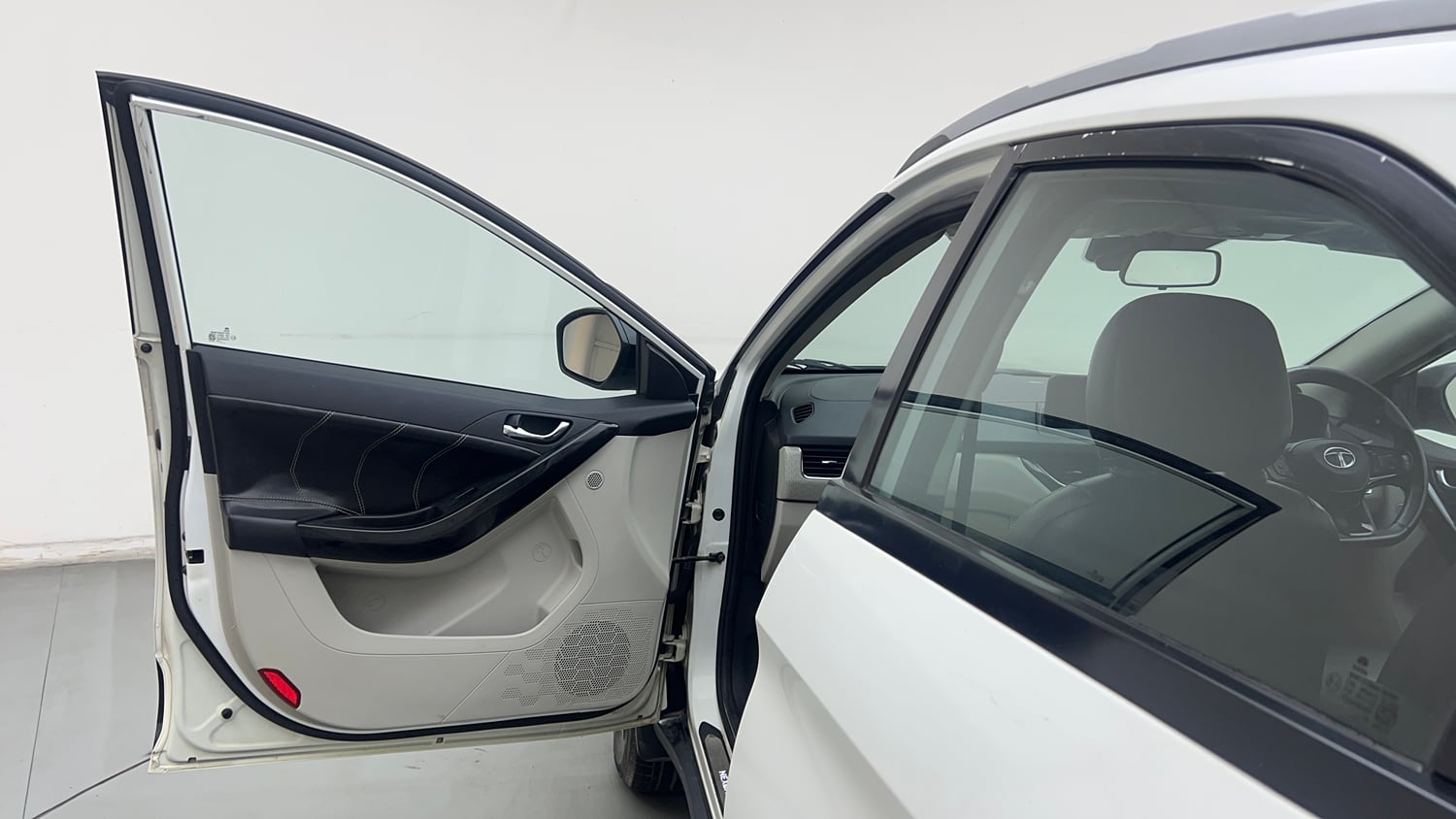 Used 2023 Tata Nexon XZ Plus (S) Petrol Manual interior LEFT FRONT DOOR OPEN VIEW