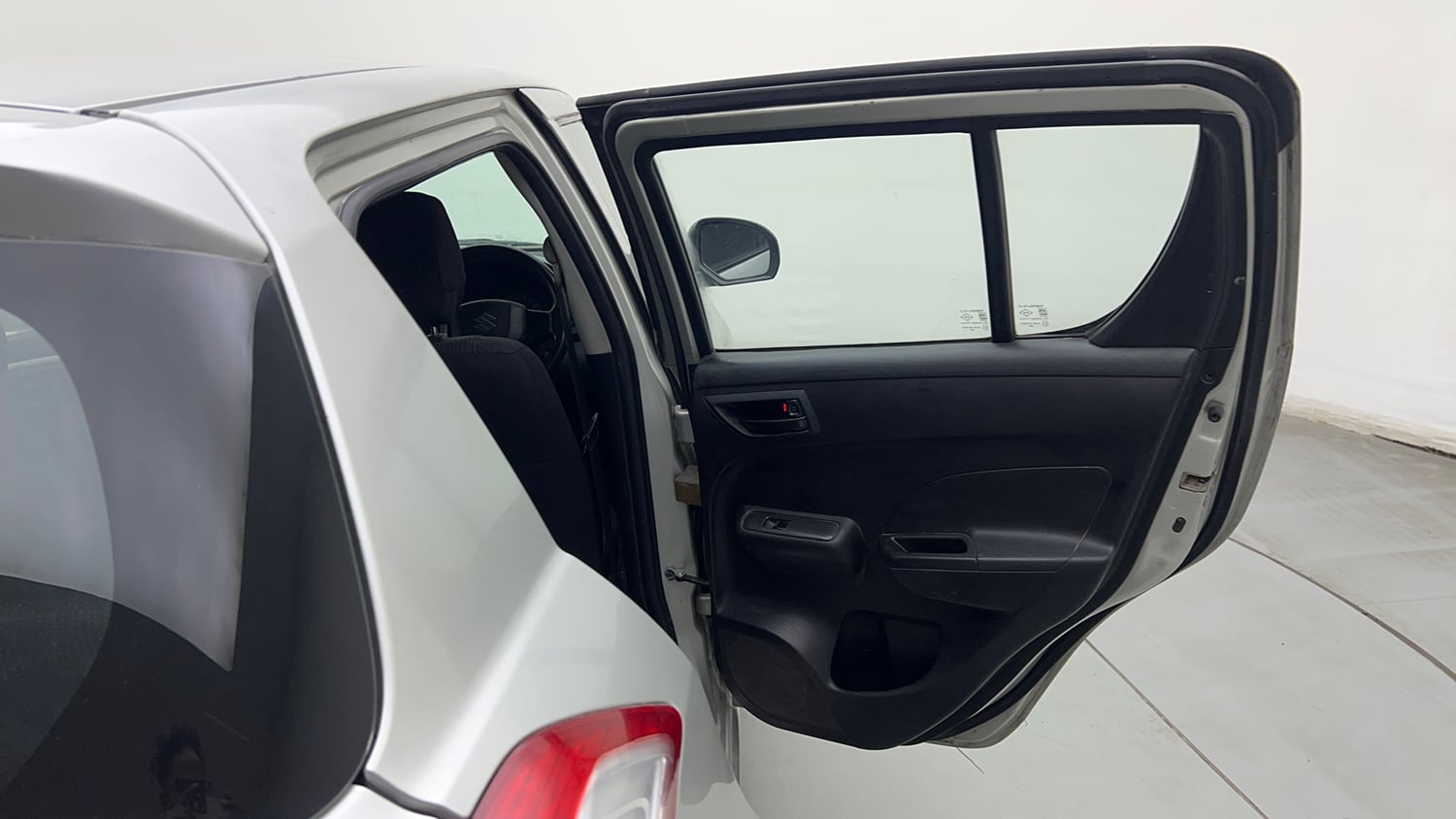 Used 2017 Maruti Suzuki Swift Lxi (O) Petrol Manual interior RIGHT REAR DOOR OPEN VIEW