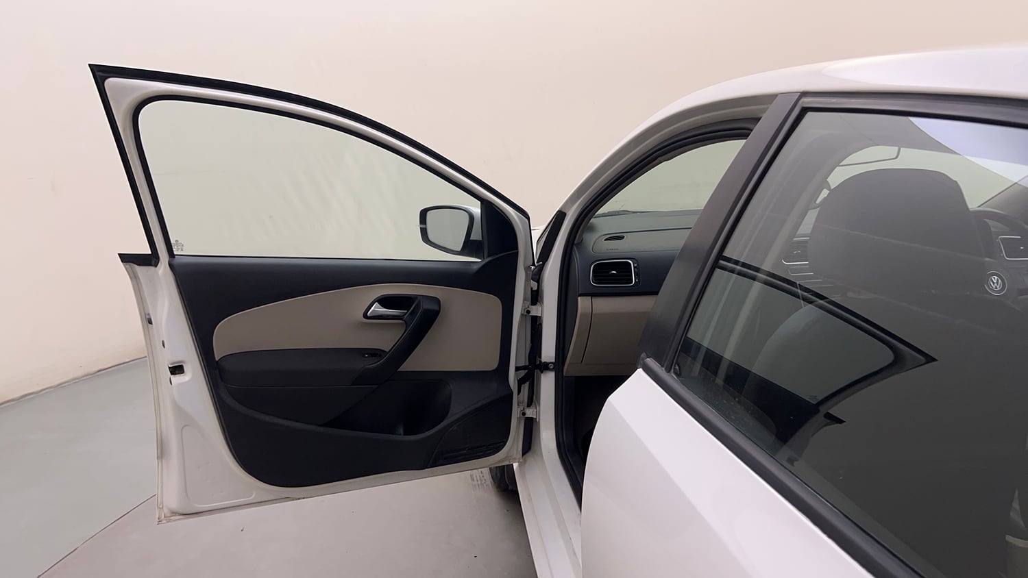 Used 2013 Volkswagen Polo Highline1.2L (P) Petrol Manual interior LEFT FRONT DOOR OPEN VIEW