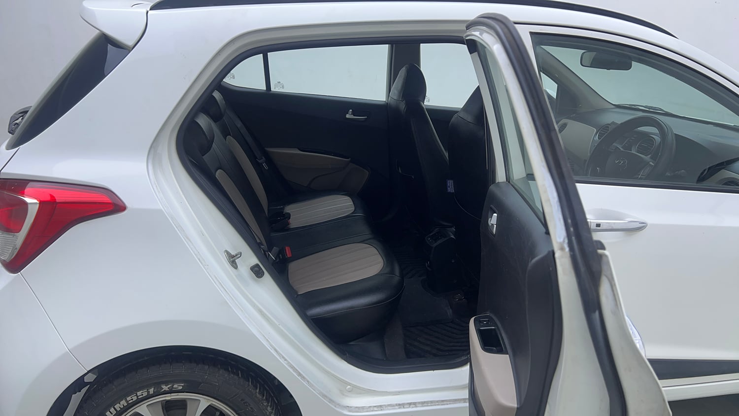Used 2016 Hyundai Grand i10 Asta AT 1.2 Kappa VTVT Petrol Automatic interior RIGHT SIDE REAR DOOR CABIN VIEW