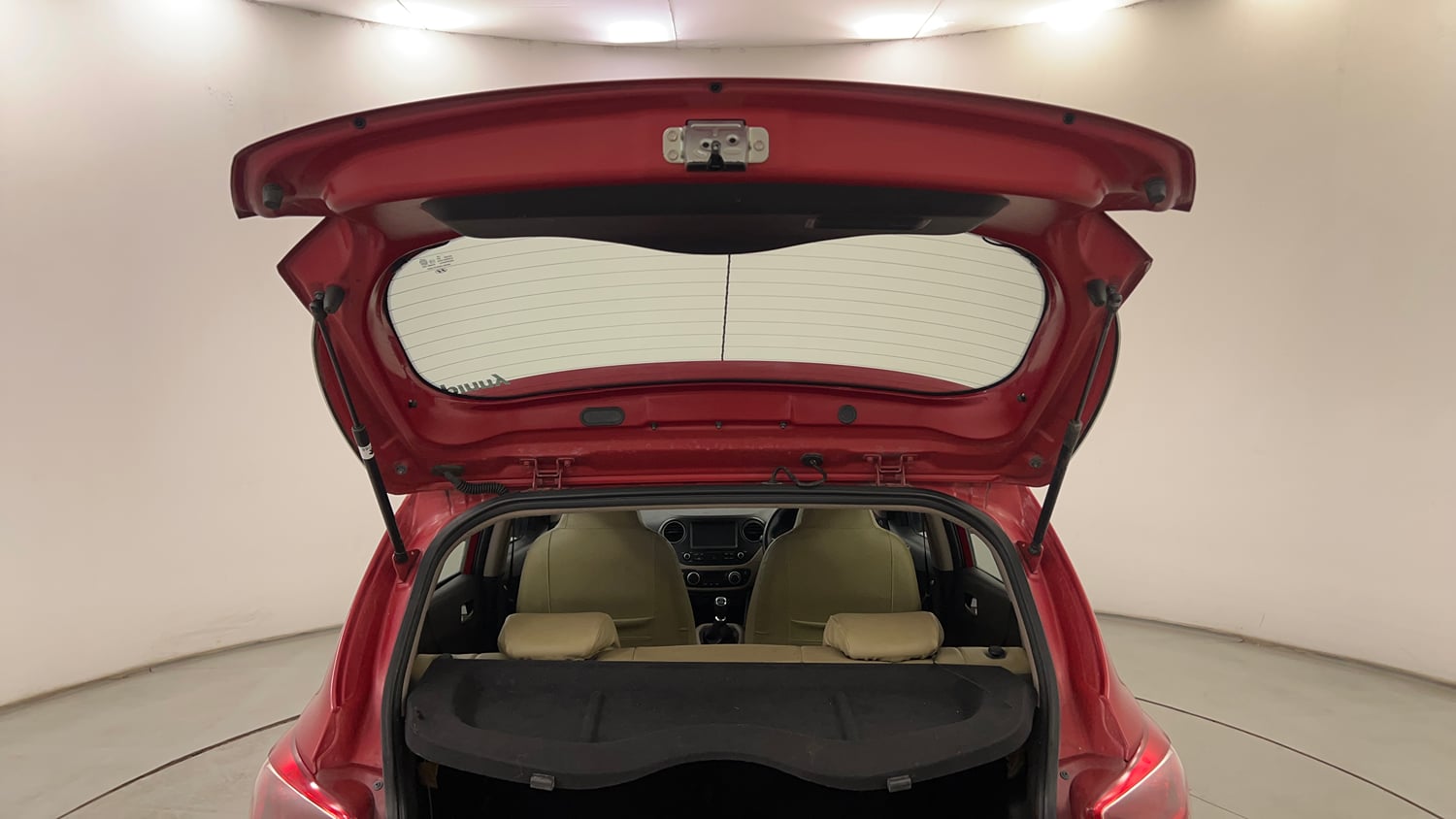 Used 2018 Hyundai Grand i10 Asta 1.2 Kappa VTVT Petrol Manual interior DICKY DOOR OPEN VIEW