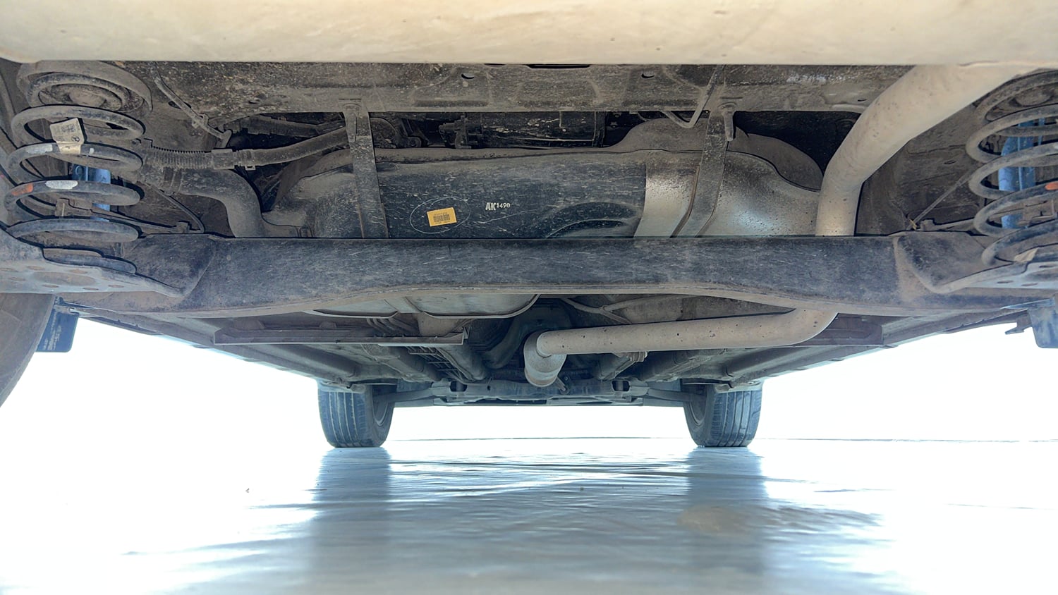 Used 2020 Kia Seltos GTX Plus DCT 1.4 Petrol Automatic extra REAR UNDERBODY VIEW (TAKEN FROM REAR)