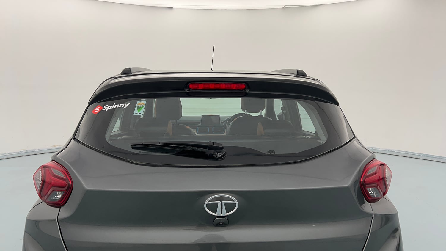 Used 2022 Tata Punch Creative Dual Tone Petrol Manual exterior BACK WINDSHIELD VIEW