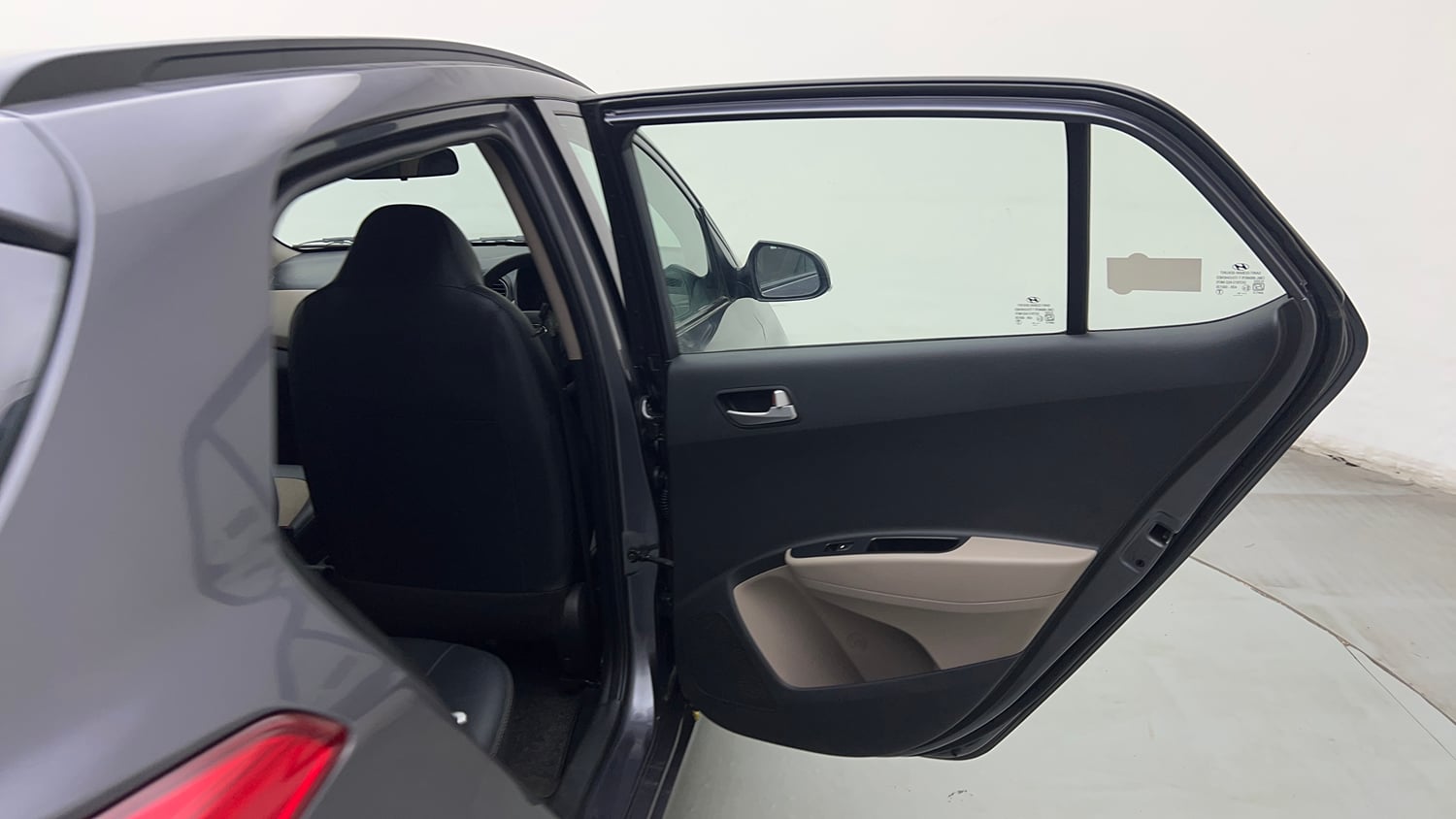 Used 2018 Hyundai Grand i10 Sportz 1.2 Kappa VTVT Petrol Manual interior RIGHT REAR DOOR OPEN VIEW