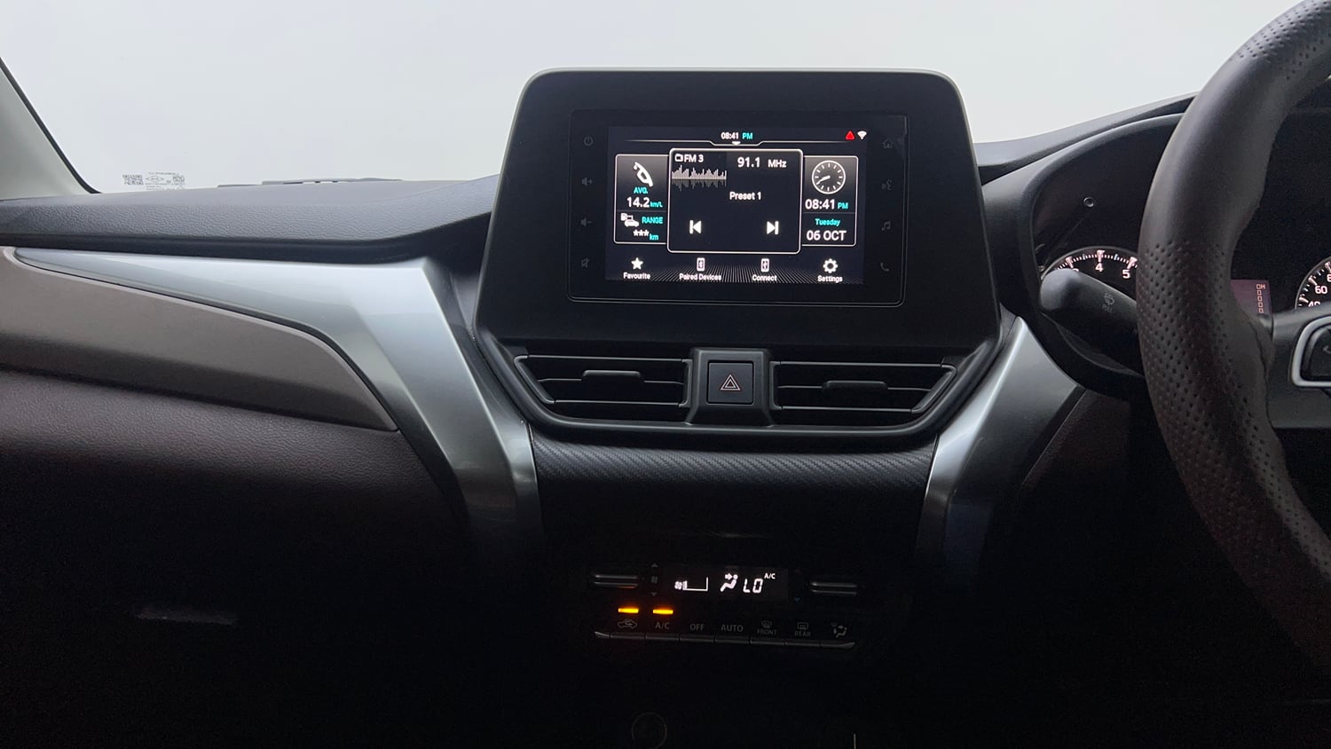 Used 2023 Maruti Suzuki Fronx Delta Plus 1.2L MT Petrol Manual interior MUSIC SYSTEM & AC CONTROL VIEW