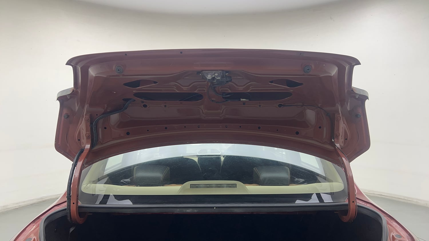 Used 2017 Maruti Suzuki Dzire VXi Petrol Manual interior DICKY DOOR OPEN VIEW
