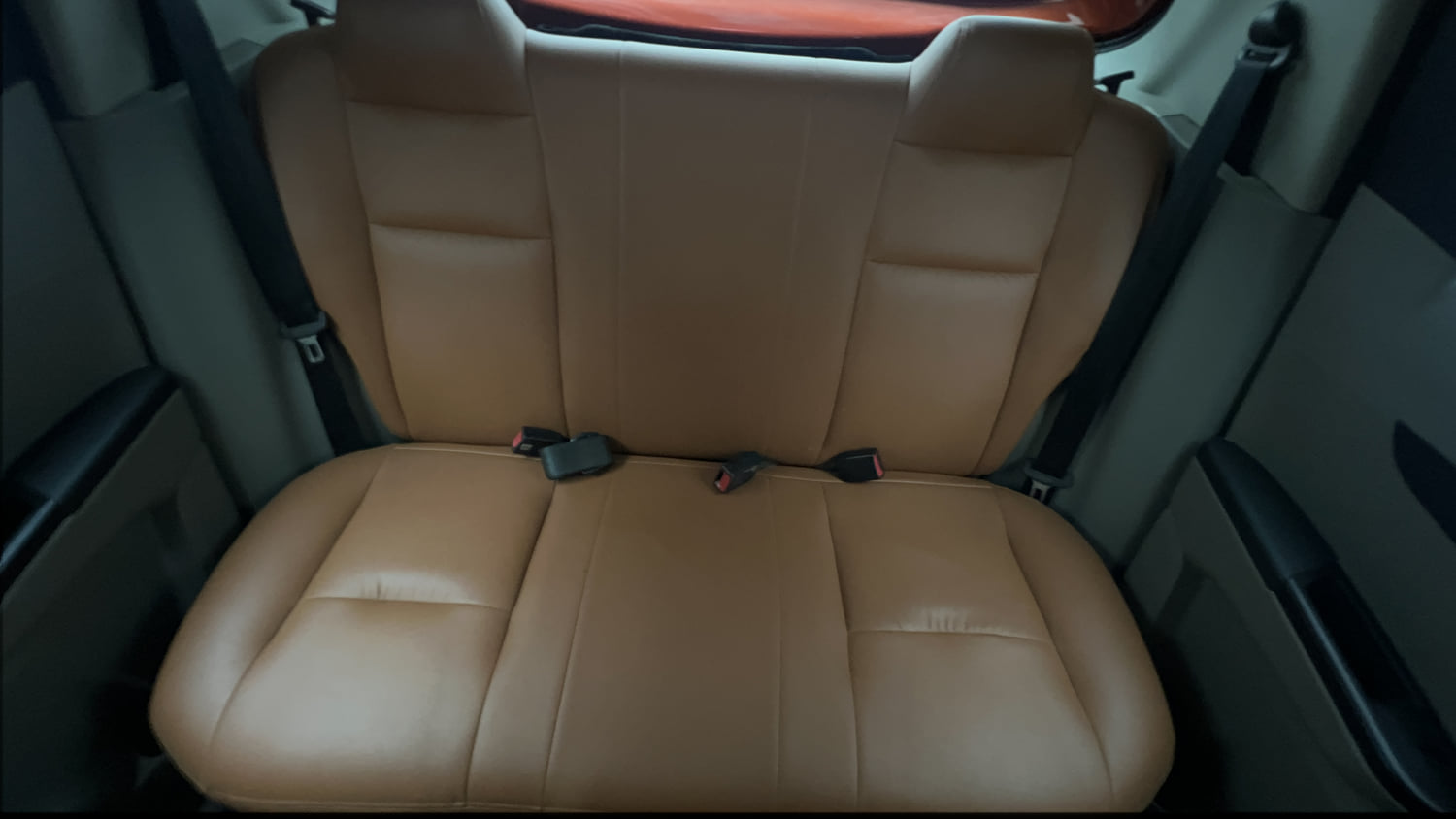 Used 2017 Mahindra KUV100 K4 6 STR Petrol Manual interior REAR SEAT CONDITION VIEW