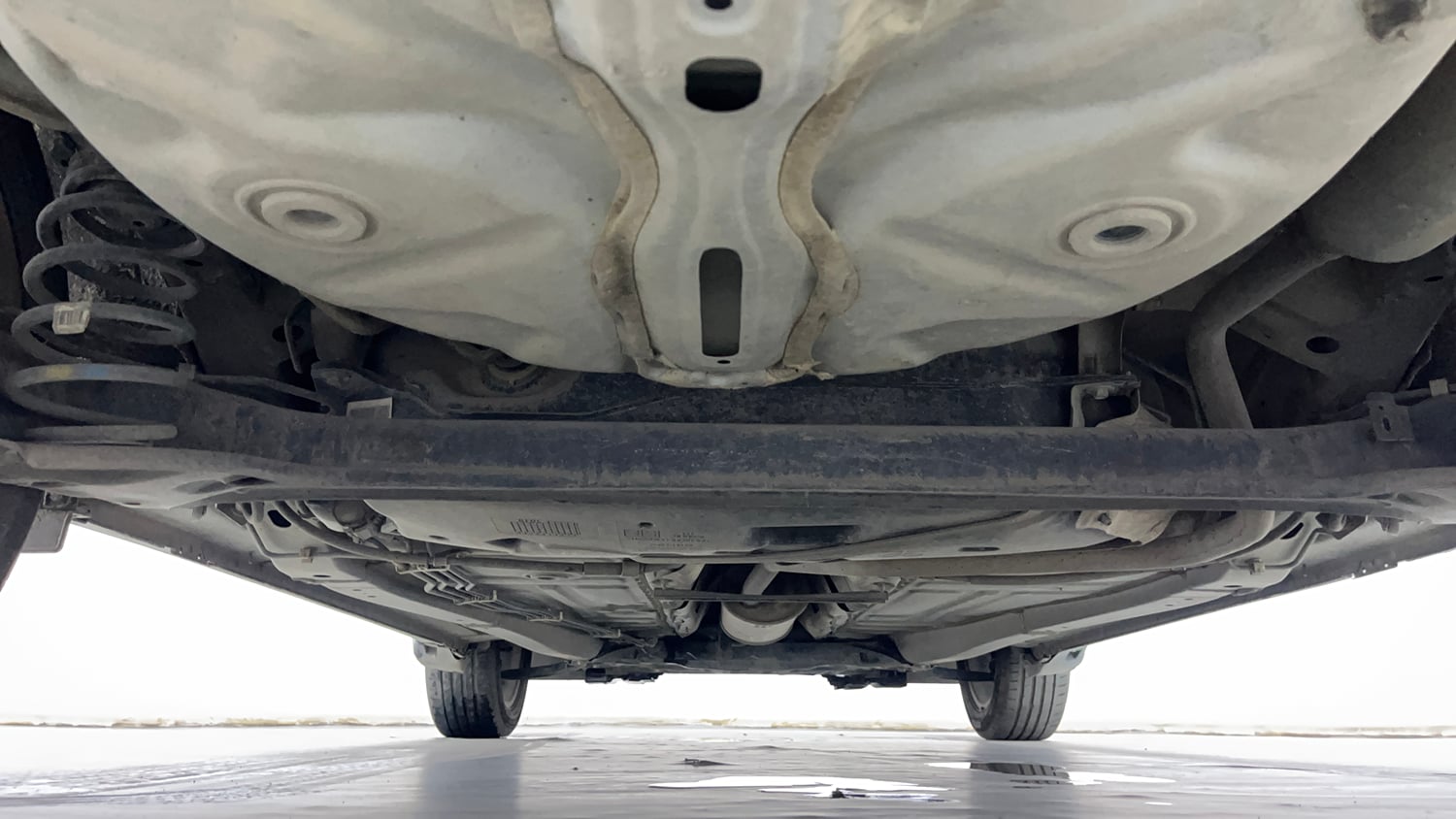 Used 2019 Maruti Suzuki Baleno Zeta Petrol Manual extra REAR UNDERBODY VIEW (TAKEN FROM REAR)