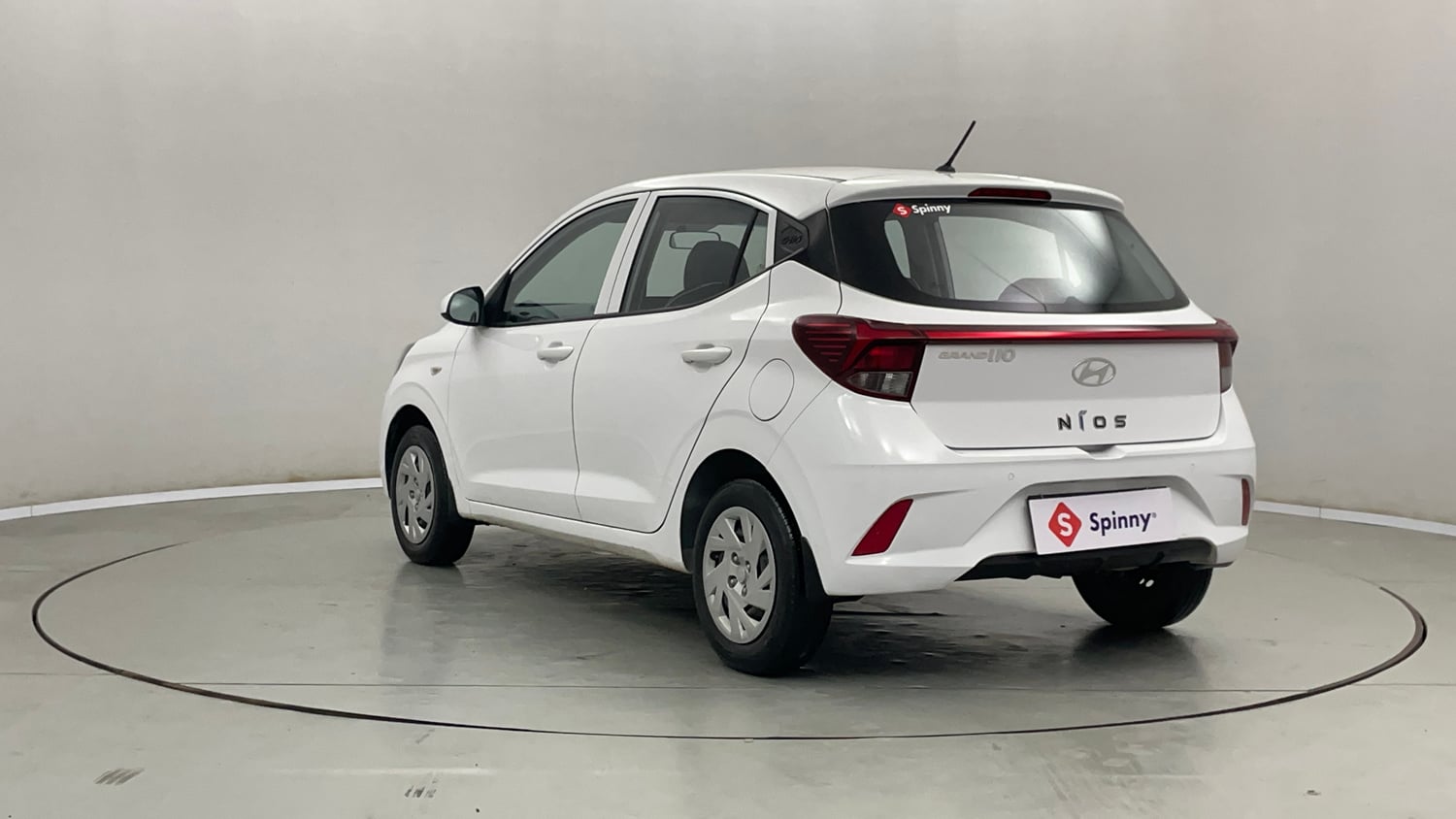 Used 2023 Hyundai Grand i10 Nios Magna 1.2 Kappa VTVT Petrol Manual exterior LEFT REAR CORNER VIEW