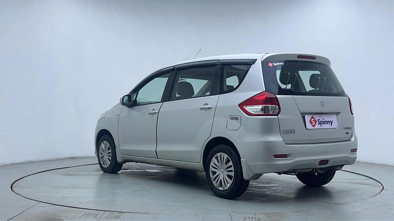 Used 2013 Maruti Suzuki Ertiga Vxi Petrol Manual exterior LEFT REAR CORNER VIEW