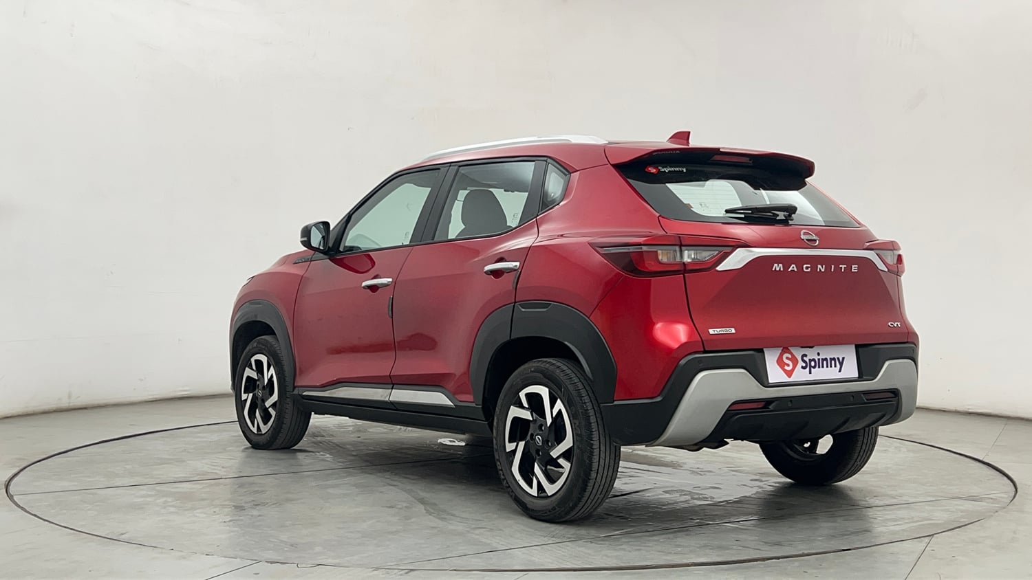 Used 2023 Nissan Magnite XV Turbo CVT Petrol Automatic exterior LEFT REAR CORNER VIEW