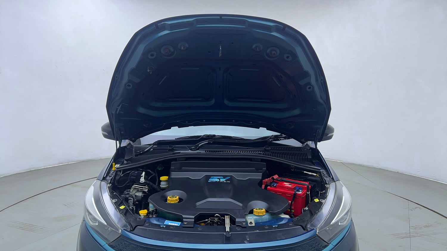 Used 2022 Tata Tigor EV XZ Plus Electric Automatic engine ENGINE & BONNET OPEN FRONT VIEW