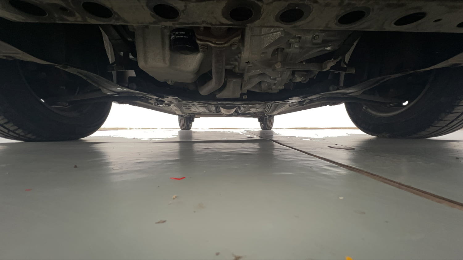 Used 2025 Maruti Suzuki Wagon R LXI 1.0 Petrol Manual extra FRONT LEFT UNDERBODY VIEW