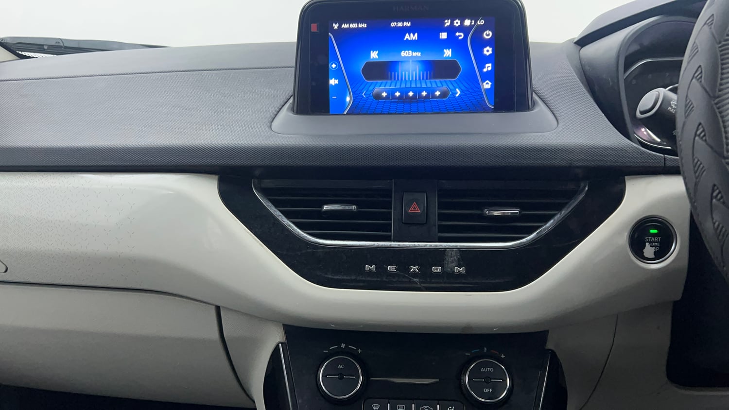 Used 2022 Tata Nexon XZ Plus (O) Petrol Manual interior MUSIC SYSTEM & AC CONTROL VIEW