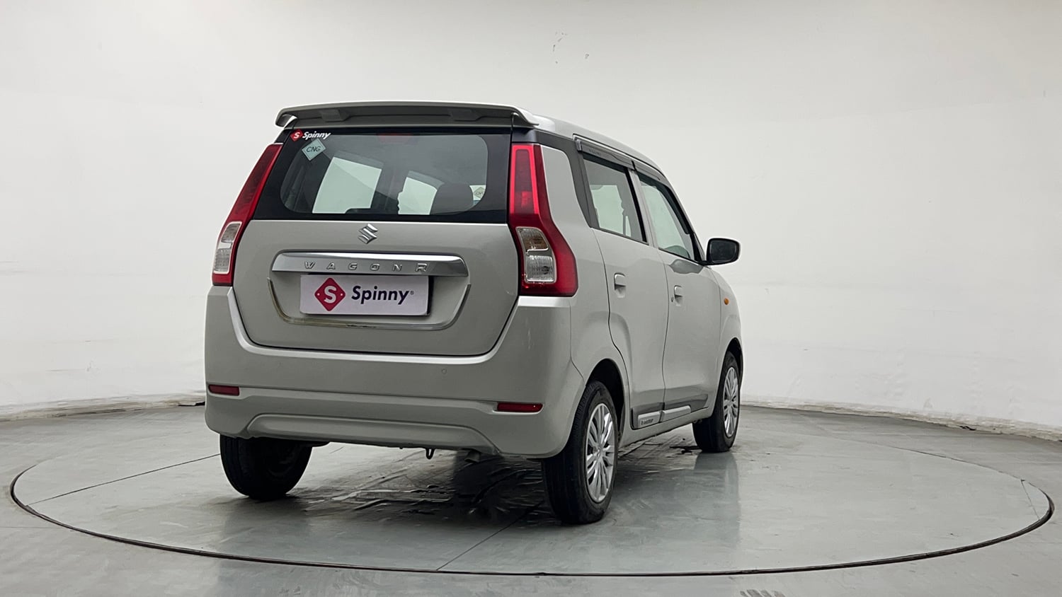 Used 2024 Maruti Suzuki Wagon R VXI 1.0 CNG Cng Manual exterior RIGHT REAR CORNER VIEW